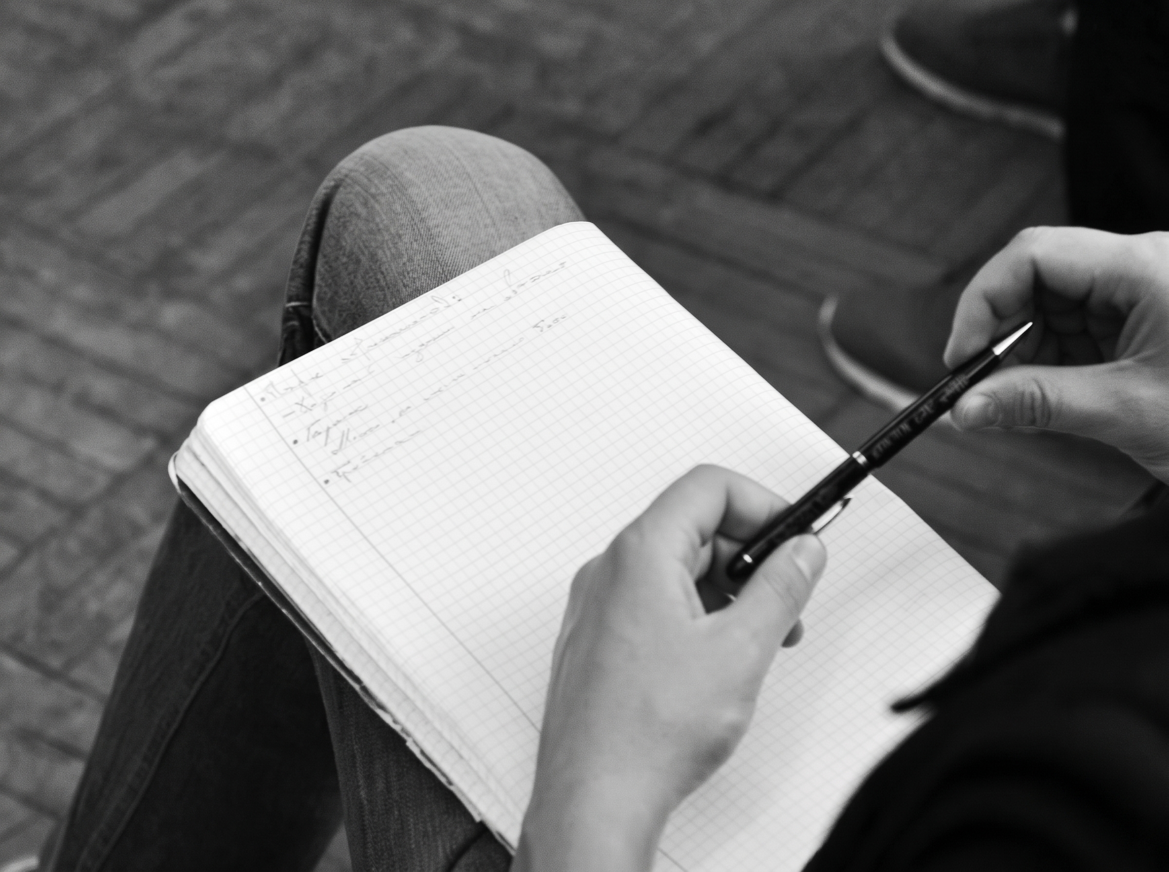 Notebook & pen